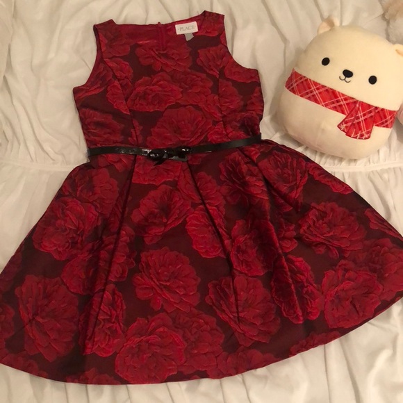 childrens red dress